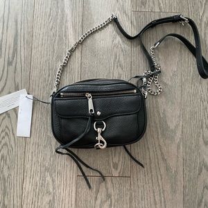 Black leather Rebecca Minkoff Crossbody Bag (NWT)